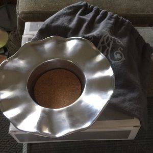 Beautiful Metal Wine Coaster by Beatriz Ball - NIB